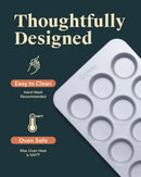 10.04" Nonstick Ceramic Muffin Pan- Perracotta