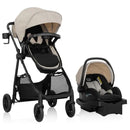 Omni Signature Travel System with LiteMax infant Car Seat - Coastal Cofee