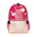 Kids Backpack Set with Lunch Box and Headphones - Red/Gray