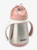 Stainless Steel Straw Cup - Pink