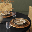 Rattan Cane Chargers - 2-Pack
