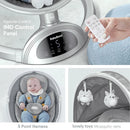Bluetooth Infant Swing with Music Speaker - Gray