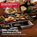 8-Person Raclette Party Grill - Black