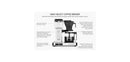 Moccamaster 53933 KBGV Select 10-Cup Coffee Maker - Off White