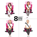Cambria 2 XL, Dual Latch Connectors, 2-in-1 Belt Positioning Booster Seat - Pink