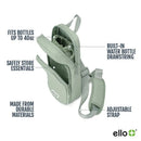 Crossbody Sling Water Bottle Bag - Green
