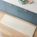 1'8"x5" Low Profile Kitchen Runner - Oatmeal Striped