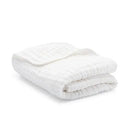 Baby Muslin Blanket, Large 40" X 40" By Comfy Cubs - White