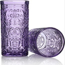 14oz 4pk Crystal Jax Highball Glasses - Purple