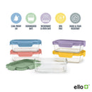 Glass Meal Prep Food Storage Containers Set - Multicolor