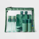 8pc Complete Travel Toiletry Set - Dark Ivy