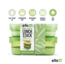 Ello Stackable Bento Lunch Container - Green