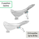 Foldaway 2 Position Baby Bather - Gray
