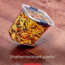10-Piece Plastic Food Storage Container Set - Clear