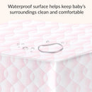 Crib and Toddler Mattress - Pink Wave