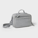 Faux Neoprene Lunch Tote - Heather Gray