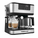 10-Cup Coffee and Espresso Maker - Black Stainless Finish