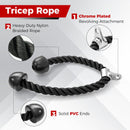 4-Piece Cable Machine Attachment Set for Home Gym