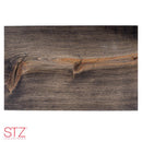 24 in. W X 24 in. D Black Wood Boulder Shelf Kit 1 pk