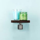 7-1/4 in. W X 8 in. D Brown Wood Shelf 1 pk