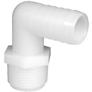 Green Leaf 1/4 in. MPT each X 1/2 in. D Barb Nylon Elbow 1 pk, Pack of 5