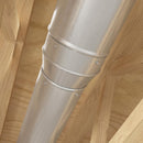 Imperial 6 in. D X 4 in. D Galvanized Steel Furnace Pipe Reducer
