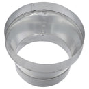 Imperial 10 in. D X 8 in. D Galvanized Steel Furnace Reducer and Increaser