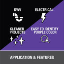 Oatey Handy Pack Clear/Purple Primer and Cement For PVC 8 oz