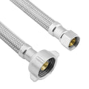 Lasco 3/8 in. Compression X 7/8 in. D Ballcock 20 in. Braided Stainless Steel Toilet Supply Line