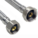 Lasco 1/2 in. FIP X 7/8 in. D Ballcock 12 in. Braided Stainless Steel Toilet Supply Line
