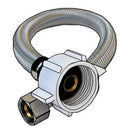 Lasco 1/2 in. FIP X 7/8 in. D Ballcock 12 in. Braided Stainless Steel Toilet Supply Line