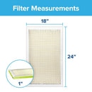 3M Filtrete 18 in. W X 24 in. H X 1 in. 7 MERV Pleated Air Filter 1 pk, Pack of 4