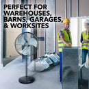 Perfect Aire 30.75 in. H X 20 in. D Oscillating Pedestal Fan