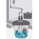 Basement Sentry 1200 gph Thermoplastic Vertical Float Switch Battery Submersible Backup Sump Pump