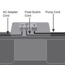 Basement Sentry 1/3 HP 2400 gph Thermoplastic Vertical Float Switch AC Submersible Backup Sump Pump