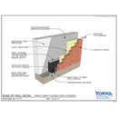 York Wasco Seal 12 in. W X 150 ft. L Polyethylene Flashing Black