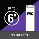 Oatey Clear/Purple Primer and Cement For PVC 8 oz
