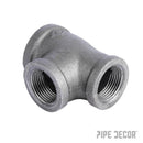 STZ Industries 1-1/4 in. FIP X 1 in. D FIP 1 in. D FIP Black Iron 3.9 in. L Reducing Tee
