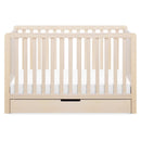 Colby 4-in-1 Convertible Crib with Trundle Drawer - Washed Natural