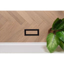 Fittes Aria Vent 2 in. H X 12 in. W Matte Black ABS Plastic Vent Cover