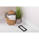 Fittes Aria Vent 4 in. H X 12 in. W Matte Black ABS Plastic Vent Cover