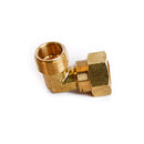 ATC 7/8 in. Compression X 3/4 in. D MPT Brass 90 Degree Street Elbow, Pack of 5