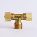 ATC 3/8 in. Compression X 3/8 in. D Compression Brass Tee, Pack of 5