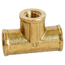 ATC 1/8 in. FPT X 1/4 in. D FPT Brass Tee, Pack of 5