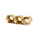 ATC 1/4 in. Compression X 1/4 in. D Compression Brass Nut, Pack of 5