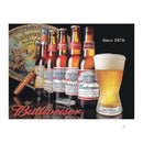 BUD - History of Bud Metal Sign
