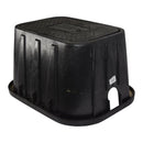 NDS 19 in. W X 14 in. D X 12 in. H Rectangular Valve Box with Cover Black