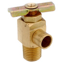 Anderson Metals 1/4 in. X 1/4 in. MIP Brass Drain Cock Valve, Pack of 5