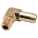 Anderson Metals 1/2 in. Hose Barb in. X 1/4 in. D MIP Brass 90 Degree Elbow, Pack of 5