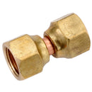 Anderson Metals 5/8 in. Female Flare in. X 5/8 in. D Female Flare Brass Swivel Flare Connector, Pack of 5